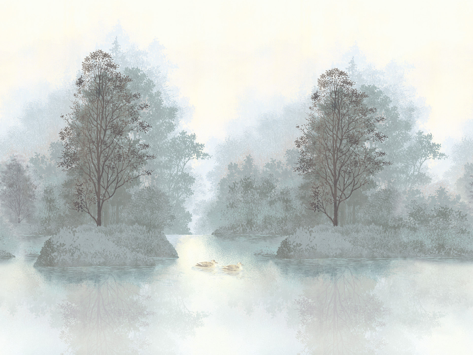 Панно Loymina Пейзаж Английские озера ART8 006 3×4